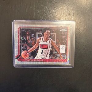 Amen Thompson 2025 Topps Chrome Pulsar Card #17